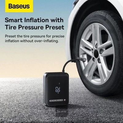 Baseus Super Energy 2-In-1 Jump Starter 8000Mah 1000A With Tire Inflator - Black